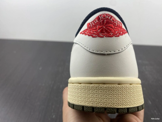 Rep TB Scott x 1 Travis Air Jordan Low OG DZ4137-106 WMNS Olive 0721